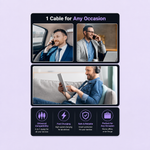 Mfish 4-in-1 Fast Charging Cable UAE – Universal Multi USB Charger