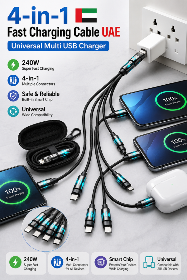 4 in 1 fast charging cable